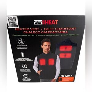 New! 32 Degree Heated Vest-Large
